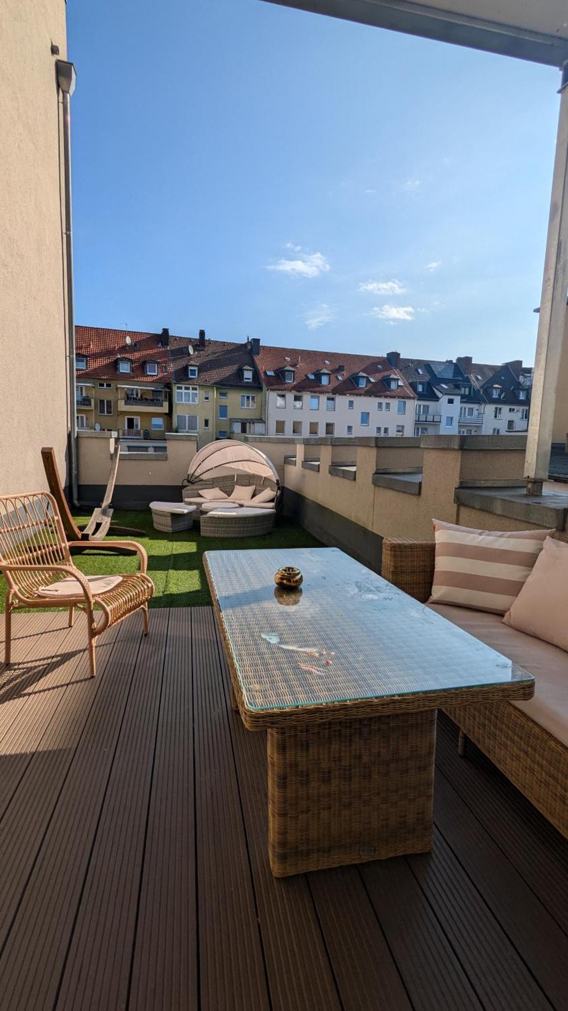 Imposante Whg - Zentral - Dachterrasse - Parken - Aufzug 哈根 外观 照片